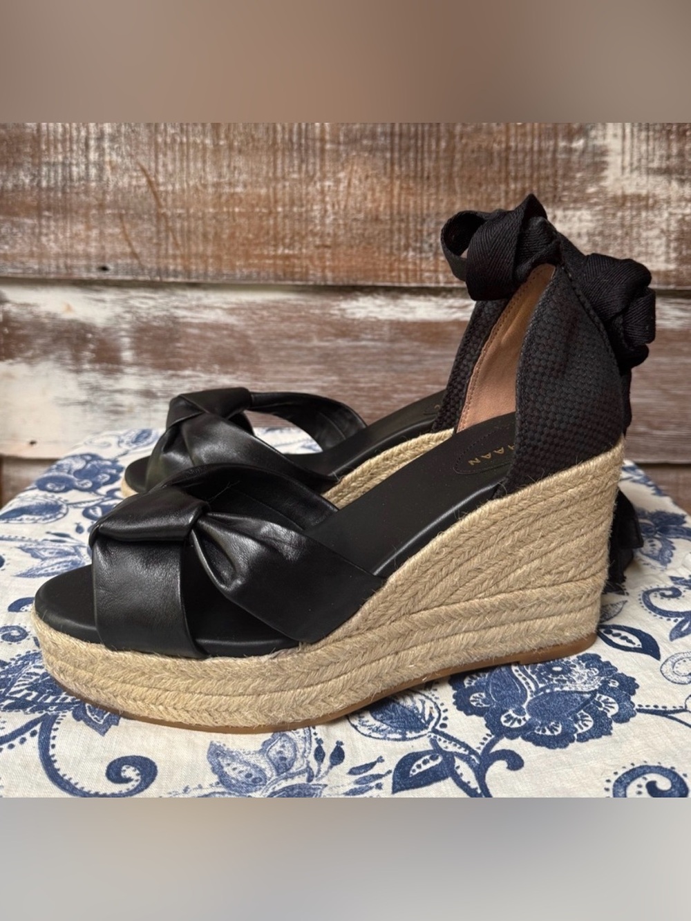 🖤NEW🖤 Cole Haan Cloudfeel Hampton Espadrille Wedge Sandal